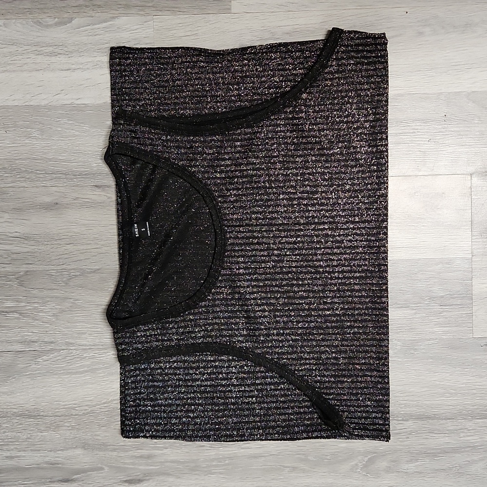Brand new, Shiny Silver Tank Top Muscle shirt size small